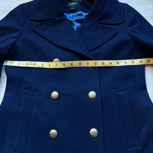 🔥CLASSIC J.CREW 🔥Navy Pea Coat Sz 6 Price Firm! - Picture 6 of 11